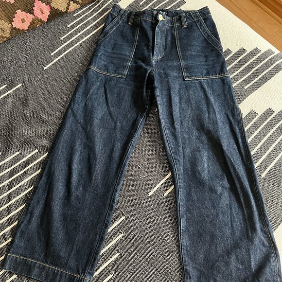 Esby Finch Jean Dark Wash Size 8 - Picture 3 of 8